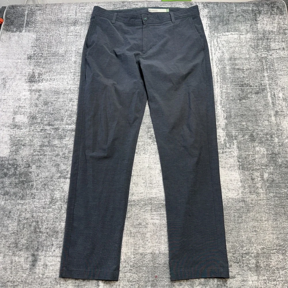 Linksoul Pants Mens 35 Navy Boardwalker Performance Golf Chino Travel Stretch